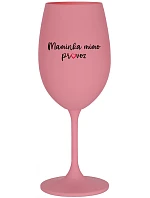 MAMA MIMO OBJEDNÁVKU - ružový pohár na víno 350 ml