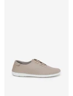 Šněrovací Polobotky Z Přírodní Kůže D&A model 21686119 Béžové - S.Barski