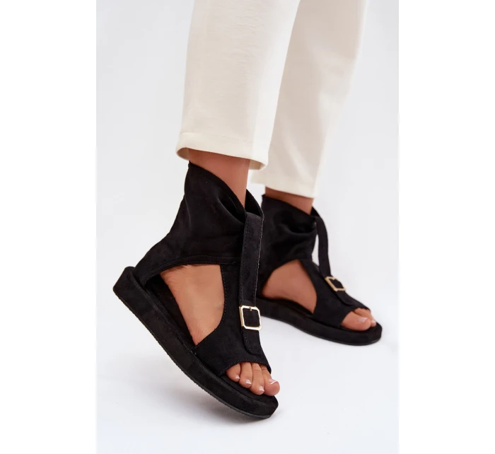 Dámské sandály s horní částí Černé Coralya Dámské sandály s horní částí Černé Coralya