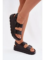 Dámské pěnové sandály na platformě Big Star TT274A031 Černé