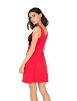 Červeno-čierna košieľka Valerie - Babella