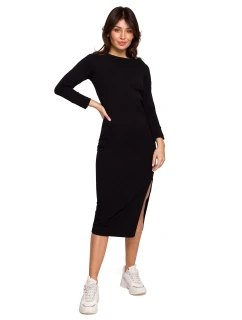 Dámske šaty B219 Čierna - BeWear