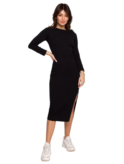 Dámske šaty B219 Čierna - BeWear