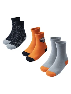 BARICA 3 PACK JRB detské členkové ponožky