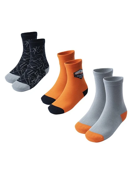 BARICA 3 PACK JRB detské členkové ponožky