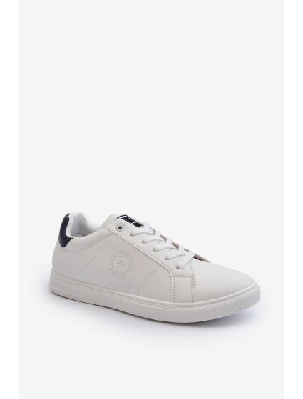 Nízké pánské tenisky z ekologické kůže Big Star model 21653610 bílé - Big Star Shoes