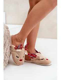 Vánoční Pantofle S  Béžové model 21680783 - Boto