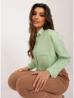 Košeľa BP KS 1019.73 pistácií