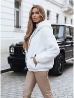 FashionStreet dámska biela bunda TY5270