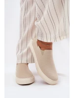 Dámské Tenisky SlipOn Big Star model 21695261 Béžové - Big Star Shoes