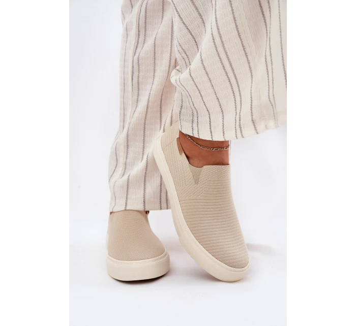Dámské Tenisky SlipOn Big Star model 21695261 Béžové - Big Star Shoes