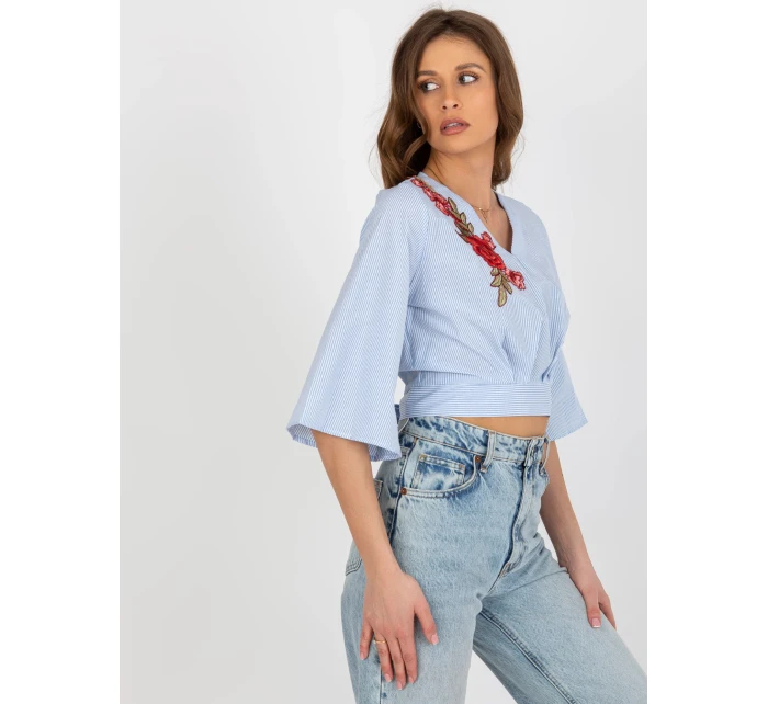 Halenka LK BZ model 18454088 bílá a modrá - FPrice