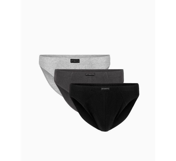 Pánske nohavičky ATLANTIC Sport 3Pack - čierna/sivá/grafitová