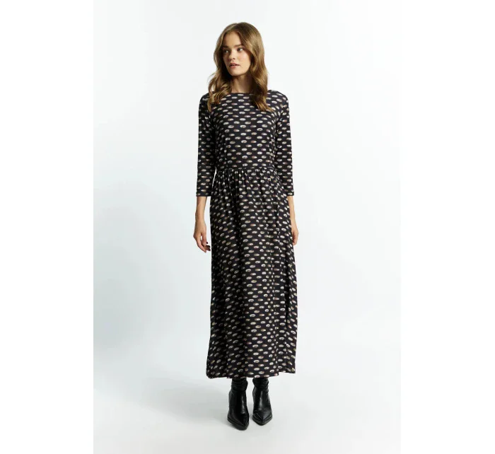 Elegantné dámske šaty DRE3540 čierne - Monnari