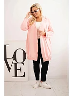 Dámská mikina Plus Size model 22095440 růžová - Kesi