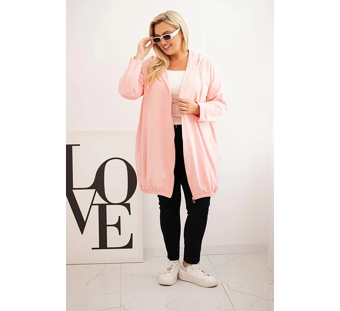 Dámská mikina Plus Size model 22095440 růžová - Kesi
