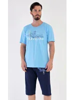 Pánske pyžamo bermudy Lietadlo