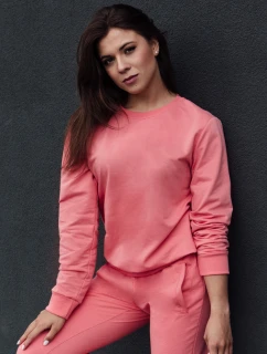 Dámská mikina GLAMFLAIR coral Dstreet BY1313