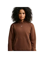 Dámská mikina Nike Studio Fleece Medium Weight, světle hnědá, IM8100 259