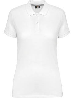 275 Dámské pracovní piqué polo z těžké bavlny model 22423992 white - WK