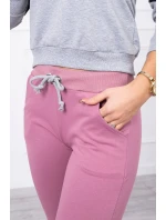 Farebná pruhovaná sada tmavo ružová + čierna