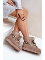 Semišové Sněhule Dámské S   Taupe model 21679986 - D.Franklin