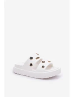 Pěnové Dámské Pantofle S Bílé model 21683408 - Boto Pěnové Dámské Pantofle S Bílé model 21683408 - Boto