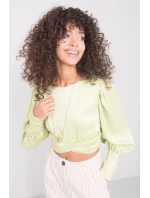 Bluzka 15578 limonkowy Bluzka 15578 limonkowy