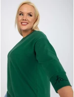 Mikina RV BL 5978.06P čierna a zelená