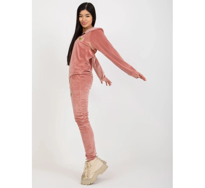 Dámska súprava RV KMPL 8443.98P tmavo ružová