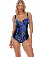 Dámske jednodielne plavky Perim Modro-čierna - Lupo Line