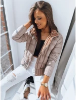 FIORELLA béžová FashionStreet dámska obojstranná prechodná bunda TY3562