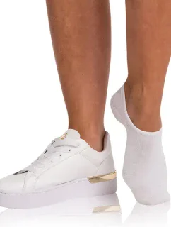 Bambusové veľmi nízke dámske ponožky BAMBUS FOOTIES SOCKS - BELLINDA - biele