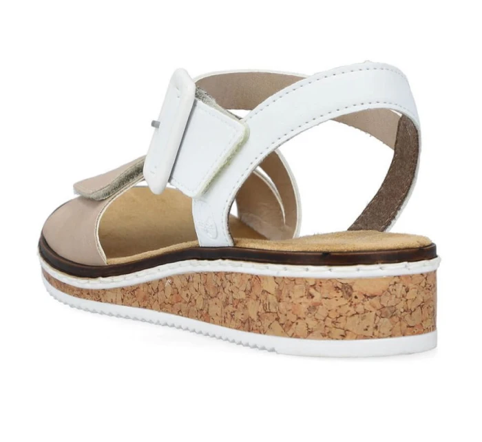 Pohodlné kombinované sandále Rieker W RKR678