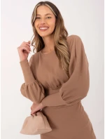 RUE PARIS Tmavě béžové model 15866597 šaty - FPrice