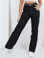 Dámské široké džíny černé model 21992488 - Dstreet Dámské široké džíny černé model 21992488 - Dstreet