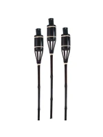 BAMBUSOVÁ POCHODEŇ 60 CM 3KS ČIERNA