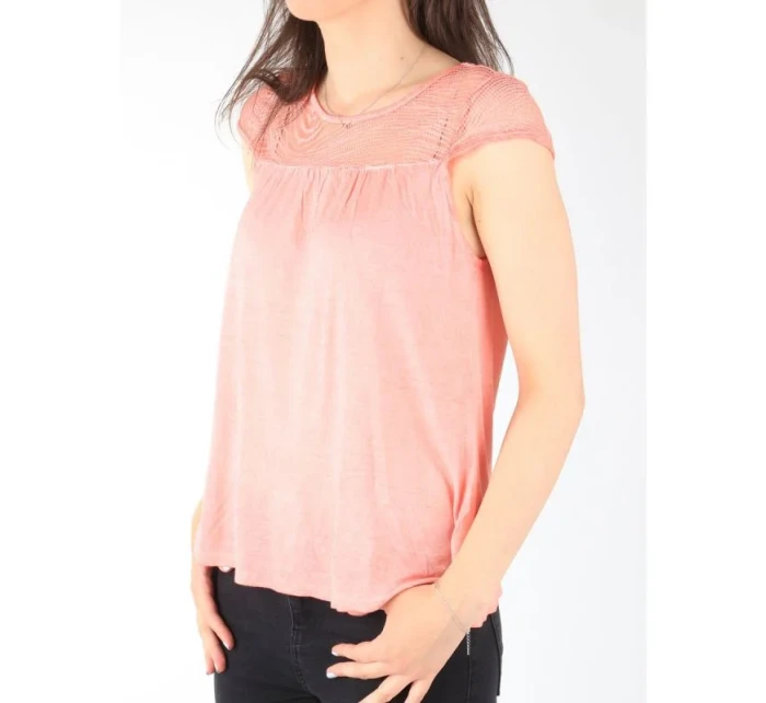Tričko s krátkým rukávem Coral Peach W model 19010818 - Wrangler