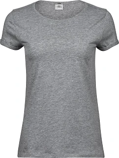 TJ Dámské tričko s rukávy 18. heather grey model 22497717 - Tee Jays