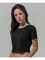 BY 042 dámský crop top black model 22435704 - Build your Brand BY 042 dámský crop top black model 22435704 - Build your Brand