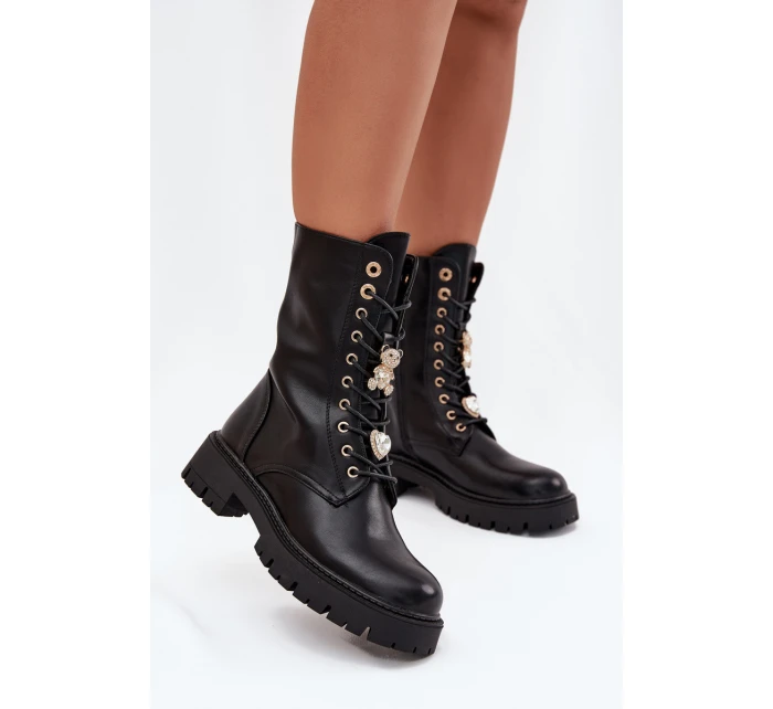 Dámské Botky Worker S Zateplené Černé model 21706817 - Boto Dámské Botky Worker S Zateplené Černé model 21706817 - Boto