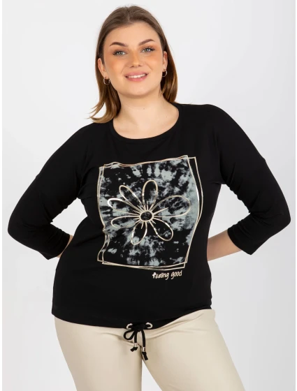 Dámska blúzka RV BZ 8470.93P čierna - FPrice Dámska blúzka RV BZ 8470.93P čierna - FPrice