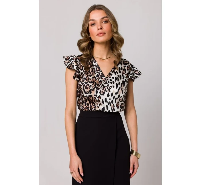 model 18360364 Halenka s nařasenými rukávy model 2 - STYLOVE