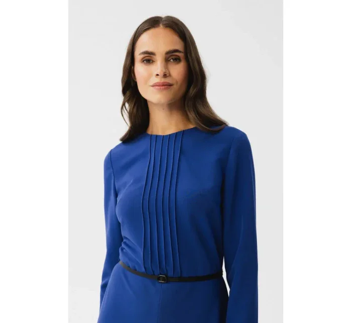 Šaty s předními  modré model 18882469 - STYLOVE