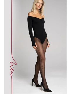 SIGNATURE LINE 02 - Vzorované pančuchy 15DEN