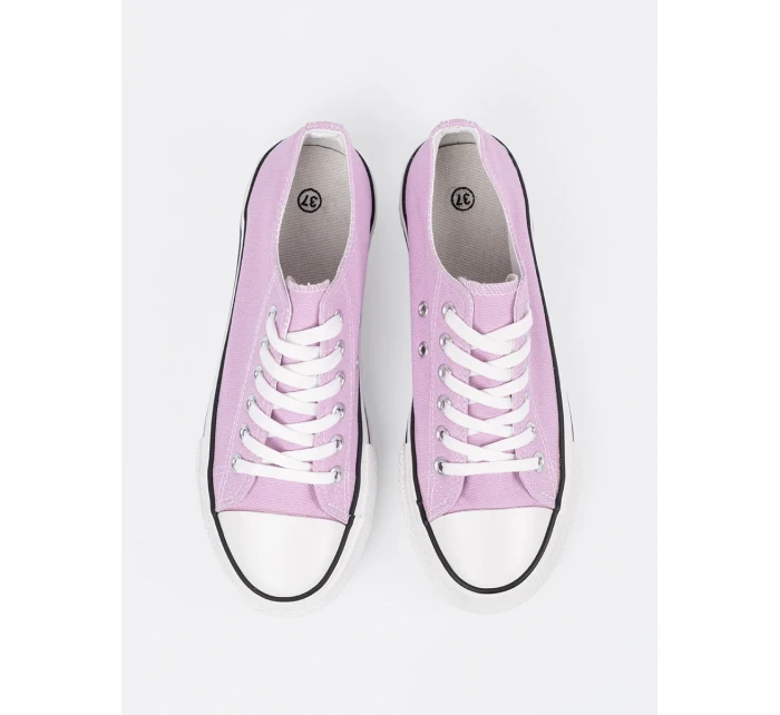 Módne ružové dámske tenisky na platforme
