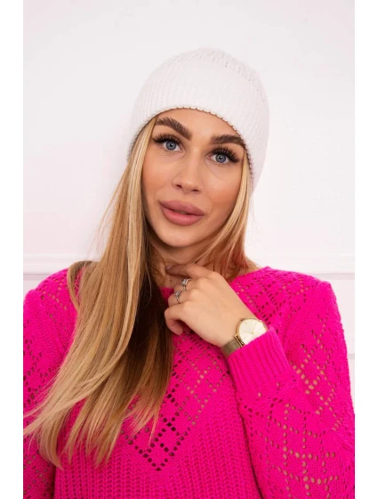 Tenký uzávěr  ecru model 18750519 - K-Fashion