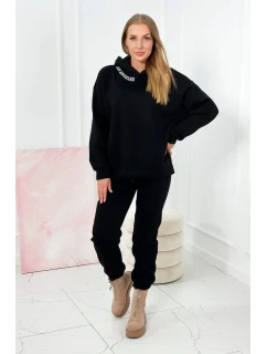 Izolovaná súprava s výšivkou Los Angeles čierny