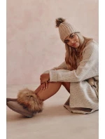 Damskie Zamszowe Śniegowce Z Futerkiem Szare Alexa Damskie Zamszowe Śniegowce Z Futerkiem Szare Alexa