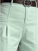 Dámske bavlnené nohavice CHINOSKA mint FashionStreet UY2555